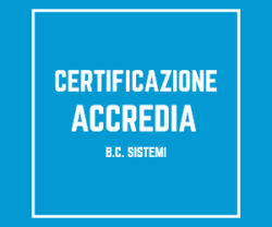 Certificazione Accredia BC Sistemi